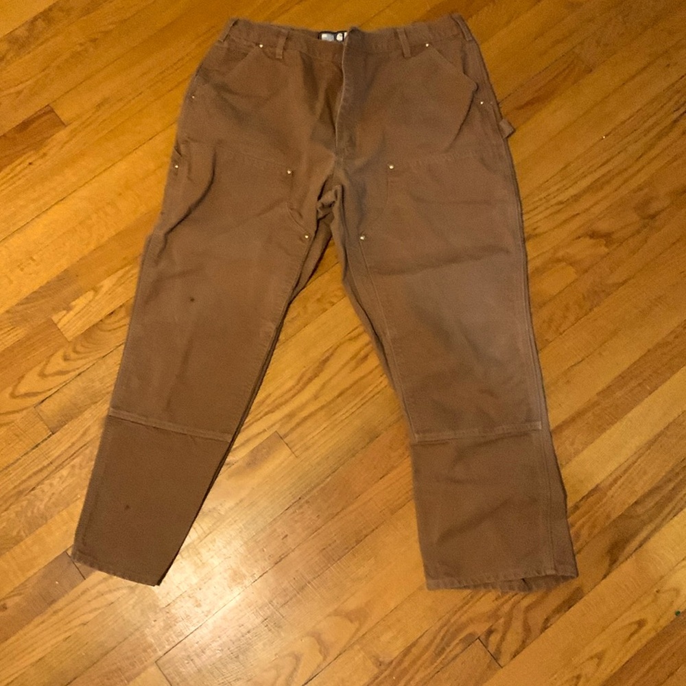 Made in USA CARHARTT  Loosefit  DOUBLE-FRONT UTILITY PANT B01-M Size 40x30